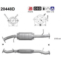 katalizatoriaus keitiklis
                                AS                                                20448D, AS, 20448