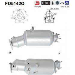 DPF, kietųjų dalelių filtras
                                                FD5142Q, AS, FD5142Q, auto detalė