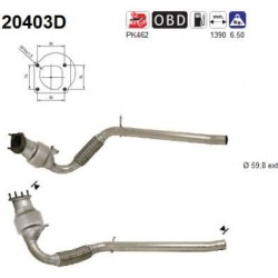 katalizatoriaus keitiklis
AS 20403D, AS, 20403D, auto detalė