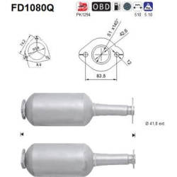 DPF, kietųjų dalelių filtras
                                                FD1080Q, AS, FD1080Q, auto detalė