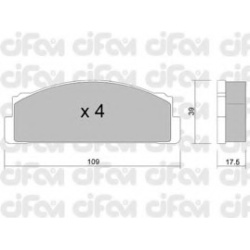 CIFAM                                                822-001-0, Nenurodytas gamintojas, 822-001-0, auto detalė