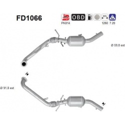 DPF, kietųjų dalelių filtras
                                                FD1066, AS, FD1066, auto detalė