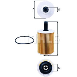 Filtras tepalo
                                MAHLE                                OX188D, MAHLE, OX188D, auto detalė