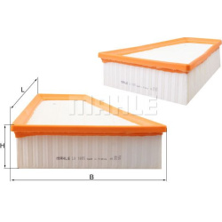 Filtras oro
                                MAHLE                                                LX1885, MAHLE, LX1885, auto 