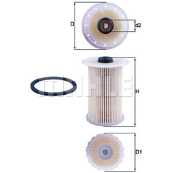 Filtras kuro diesel
MAHLE KX229D, MAHLE, KX229D, auto detalė