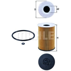 Filtras tepalo
                                MAHLE                                                OX787D, MAHLE, OX787D, au