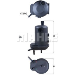Filtras kuro diesel
                                MAHLE                                KL633D, MAHLE, KL633D, auto detalė