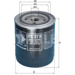 Filtras tepalo
                                MAHLE                                OC278, MAHLE, OC278, auto detalė