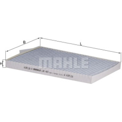 Filtras salono
                                MAHLE                                LAK469, MAHLE, LAK469, auto detalė