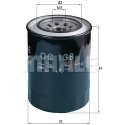 alyvos filtras
                                MAHLE                                OC138, MAHLE, OC138, auto detalė