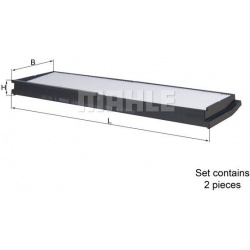 filtras, salono oras
                                MAHLE                                LA862/S, MAHLE, LA862S, auto detal�