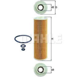 Filtras tepalo
                                MAHLE                                                OX183/5D1, MAHLE, OX1835D