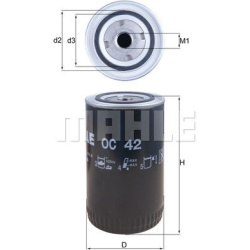 alyvos filtras
                                MAHLE                                OC42, MAHLE, OC42, auto detalė