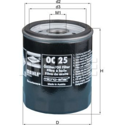 alyvos filtras
                                MAHLE                                OC25, MAHLE, OC25, auto detalė