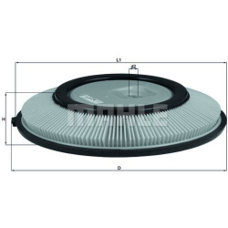oro filtras
                                MAHLE                                LX724, MAHLE, LX724, auto detalė