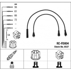 uždegimo laido komplektas
                                NGK                                RC-FD804, NGK, RC-FD804, auto d