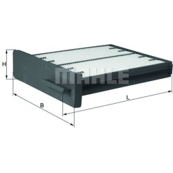 filtras, salono oras
                                MAHLE                                LA125, MAHLE, LA125, auto detalė