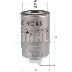 kuro filtras
                                MAHLE                                KC43, MAHLE, KC43, auto detalė