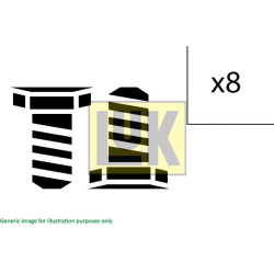 varžtų komplektas, smagratis
                                LuK                                                411 0007 11