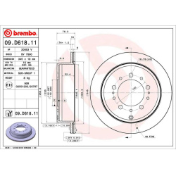 stabdžių diskas (1vnt) PRIME LINE - UV Coated
                                BREMBO                                       