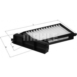 filtras, salono oras
                                MAHLE                                LA384, MAHLE, LA384, auto detalė
