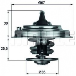 termostatas, aušinimo skystis BEHR
                                MAHLE                                TX3487D, MAHLE, TX34