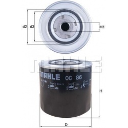 alyvos filtras
                                MAHLE                                OC86, MAHLE, OC86, auto detalė
