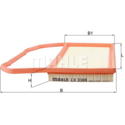 Filtras oro
                                MAHLE                                LX3306, MAHLE, LX3306, auto detalė