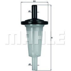 kuro filtras
                                MAHLE                                KL23OF, MAHLE, KL23OF, auto detalė