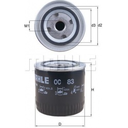 alyvos filtras
                                MAHLE                                OC83, MAHLE, OC83, auto detalė