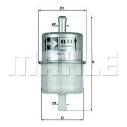 kuro filtras
                                MAHLE                                KL11OF, MAHLE, KL11OF, auto detalė