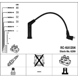 uždegimo laido komplektas
                                NGK                                                RC-KA1204, NGK,