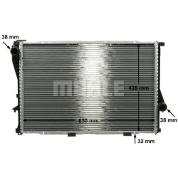 Aušinimo radiatorius
                                MAHLE                                CR 295 000P, MAHLE, CR295000P, aut