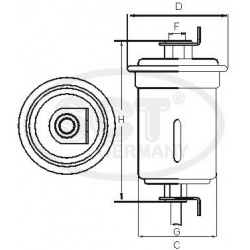 Filtras kuro benzin
                                SCT - MANNOL                                ST728, Nenurodytas gamintojas