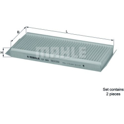 filtras, salono oras
                                MAHLE                                LA349/S, MAHLE, LA349/S, auto detal