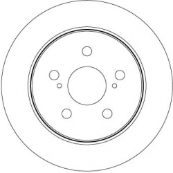 stabdžių diskas (1vnt)
                                TRW                                                DF8335, TRW, DF83