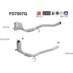 DPF, kietųjų dalelių filtras
                                                FD7007Q, AS, FD7007Q, auto detalė