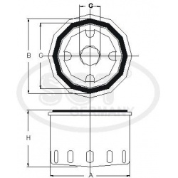Filtras tepalo
                                SCT - MANNOL                                SM832, Nenurodytas gamintojas, SM8