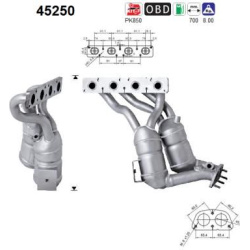 katalizatoriaus keitiklis
                                AS                                45250, AS, 45250, auto detalė