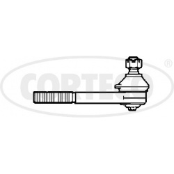 Skersinės vairo trauklės galas
CORTECO 49401