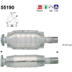 katalizatoriaus keitiklis
                                AS                                                55190, AS, 55190,