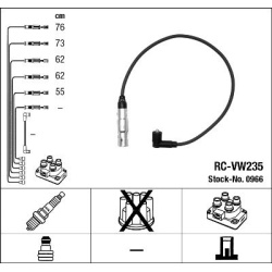 uždegimo laido komplektas
NGK RC-VW235, NGK, RC-VW235, auto d
