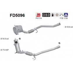 DPF, kietųjų dalelių filtras
                                                FD5096, AS, FD5096, auto detalė