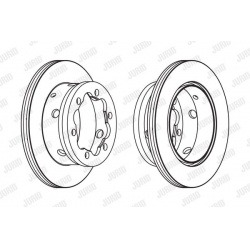 stabdžių diskas (1vnt)
                                JURID                                                567810J, JURID,