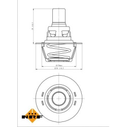 termostatas, aušinimo skystis
                                NRF                                                725141, NRF