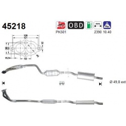 katalizatoriaus keitiklis
                                AS                                                45218, AS, 45218,