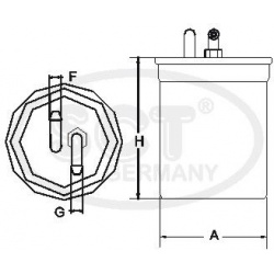 Filtras kuro diesel
                                SCT - MANNOL                                ST319, Nenurodytas gamintojas