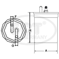 Filtras kuro diesel
                                SCT - MANNOL                                ST6123, Nenurodytas gamintoja