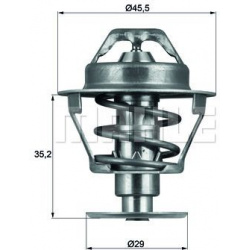 termostatas, aušinimo skystis BEHR
                                MAHLE                                TX8189D, MAHLE, TX81