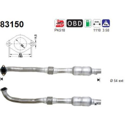 katalizatoriaus keitiklis
                                AS                                                83150, AS, 83150,